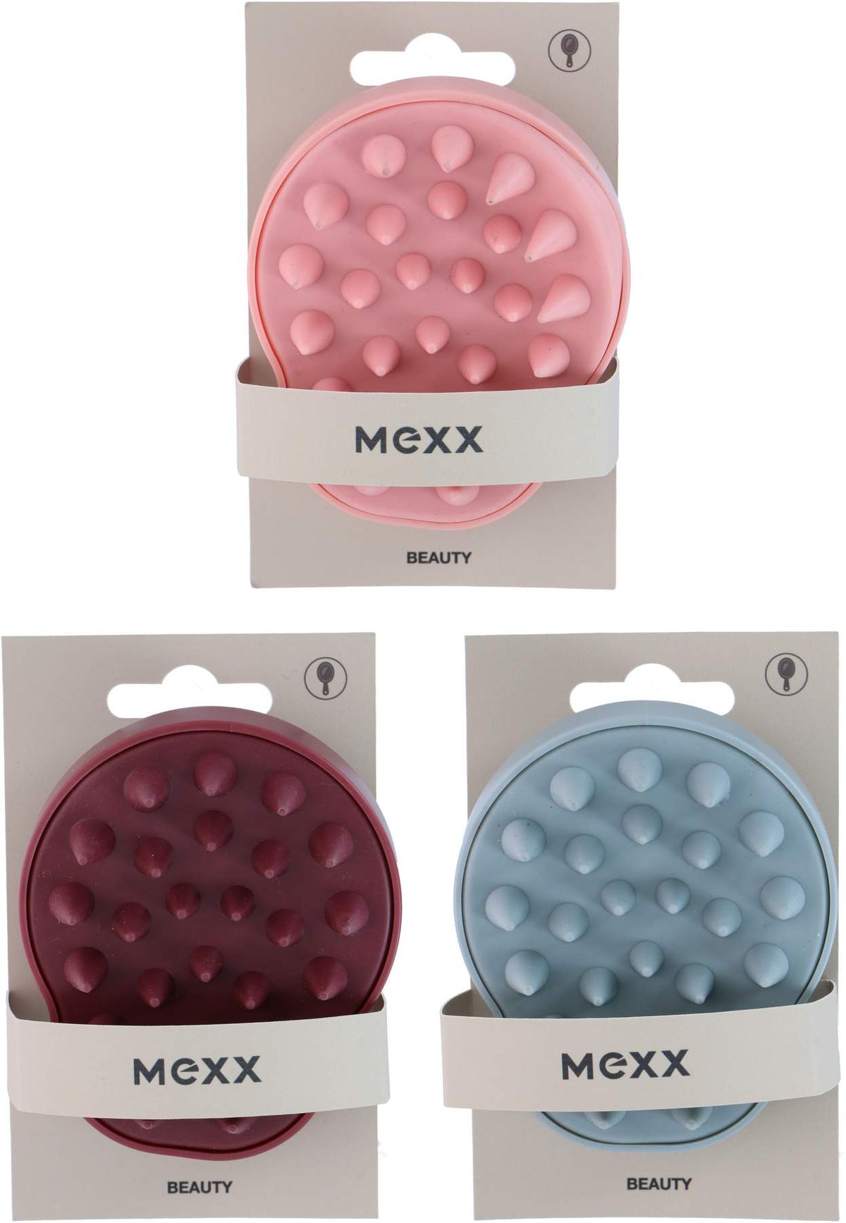 Mexx Kopfmassagebürste 1 Stück, farbig sortiert