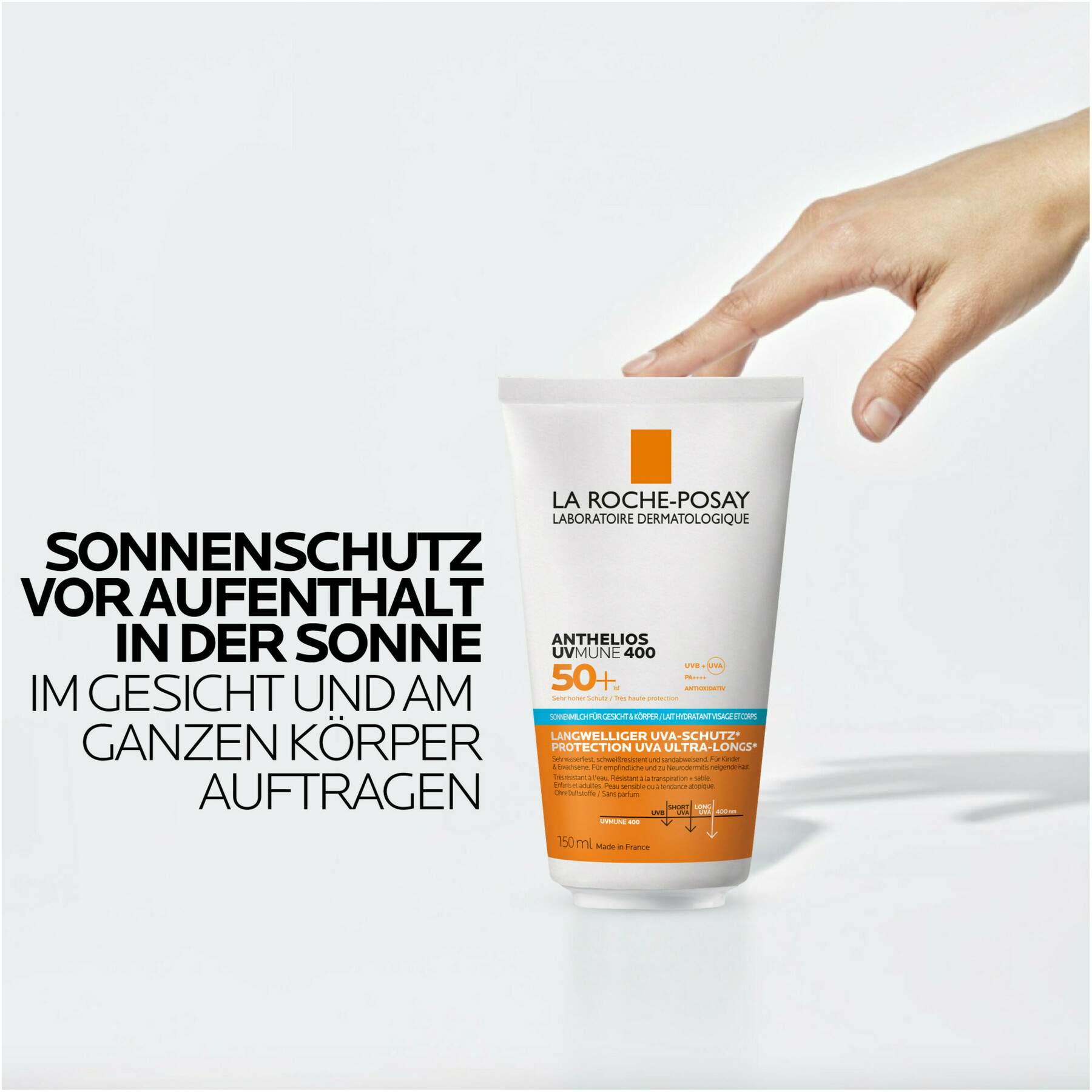La Roche Posay Anthelios Körper + Gesicht LSF 50 150 ml Milch