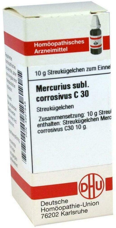 Dhu Mercurius Subl. Corrosivus C30 Globuli