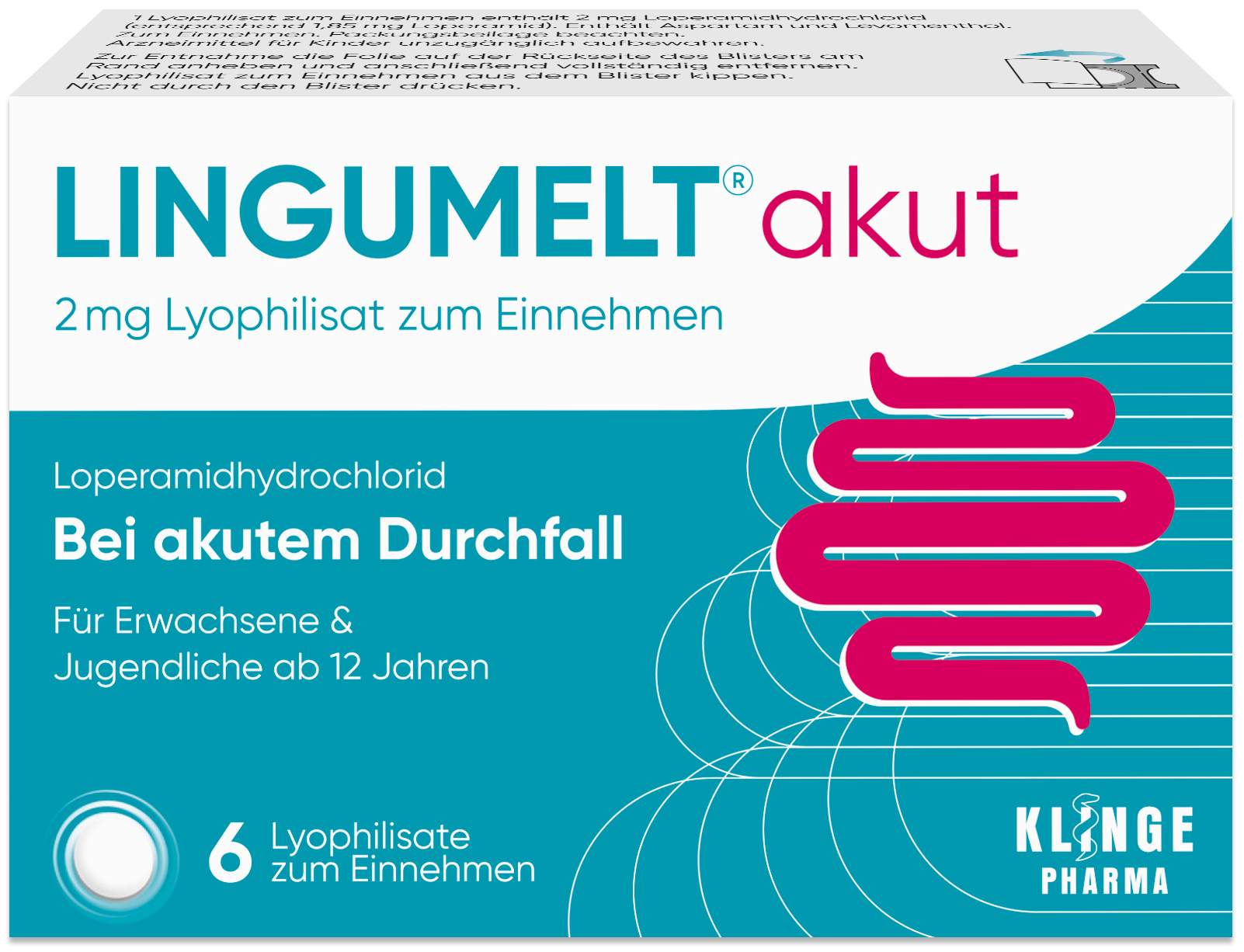 Lingumelt Akut 2 mg Lyophilisat zum Einnehmen 6 Stück