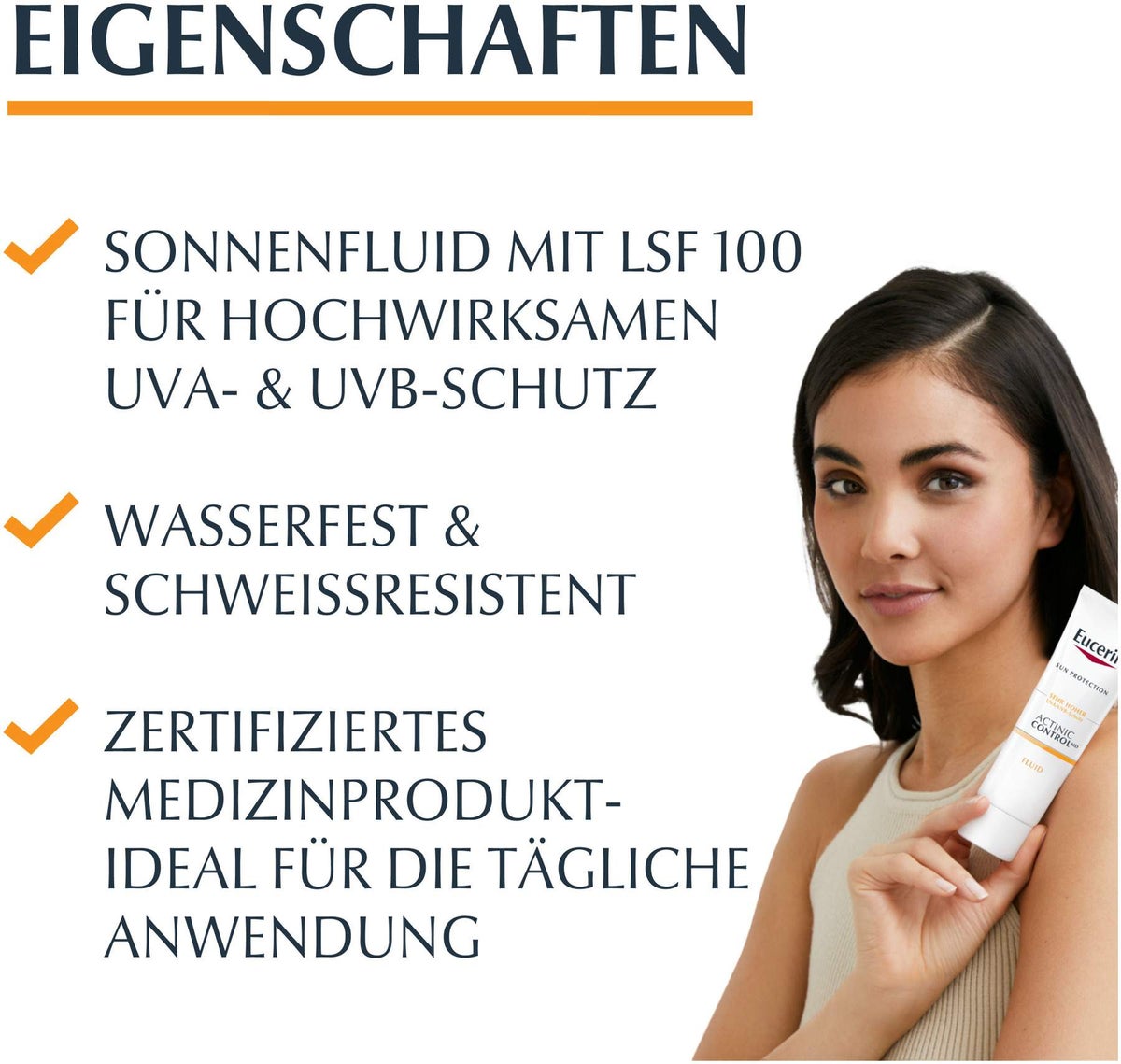 Eucerin Sun Actinic Control MD 80 ml Emulsion