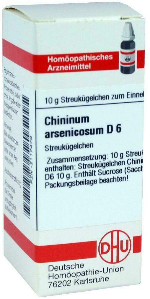 Dhu Chininum Arsenicosum D6 Globuli