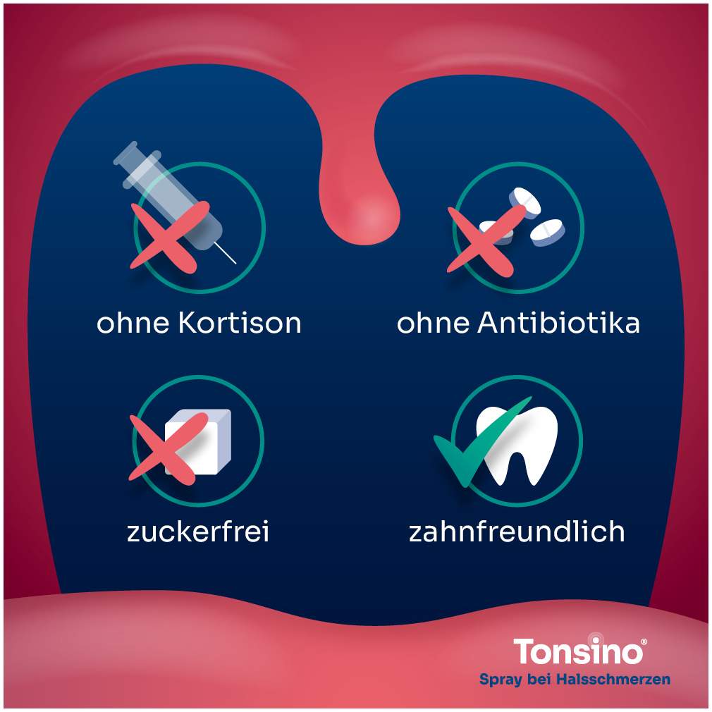Tonsino Spray bei Halsschmerzen 30 ml