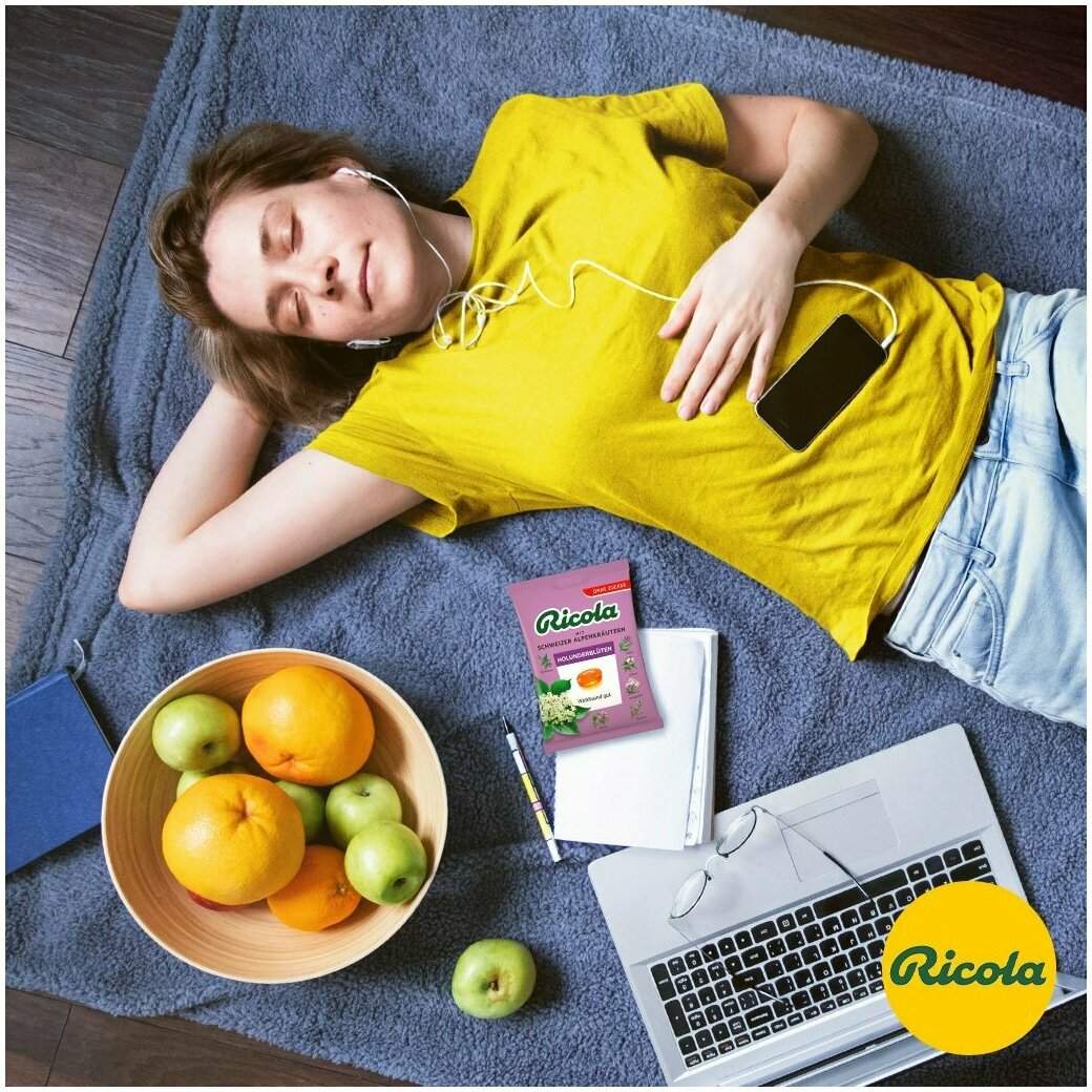 Ricola Ohne Zucker Holunderblüten 75 G Bonbons