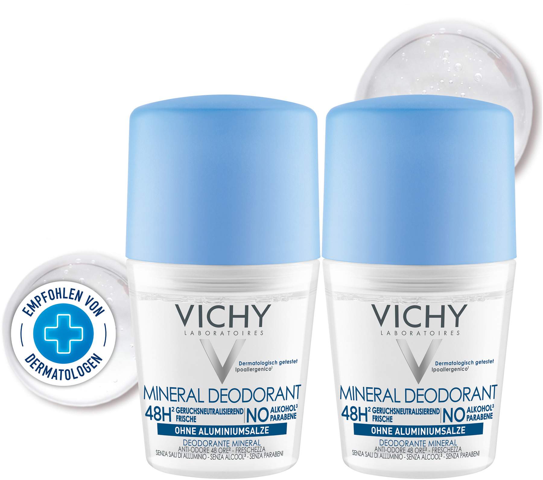 Vichy Deo Roll-on Mineral Doppelpack 2 x 50 ml