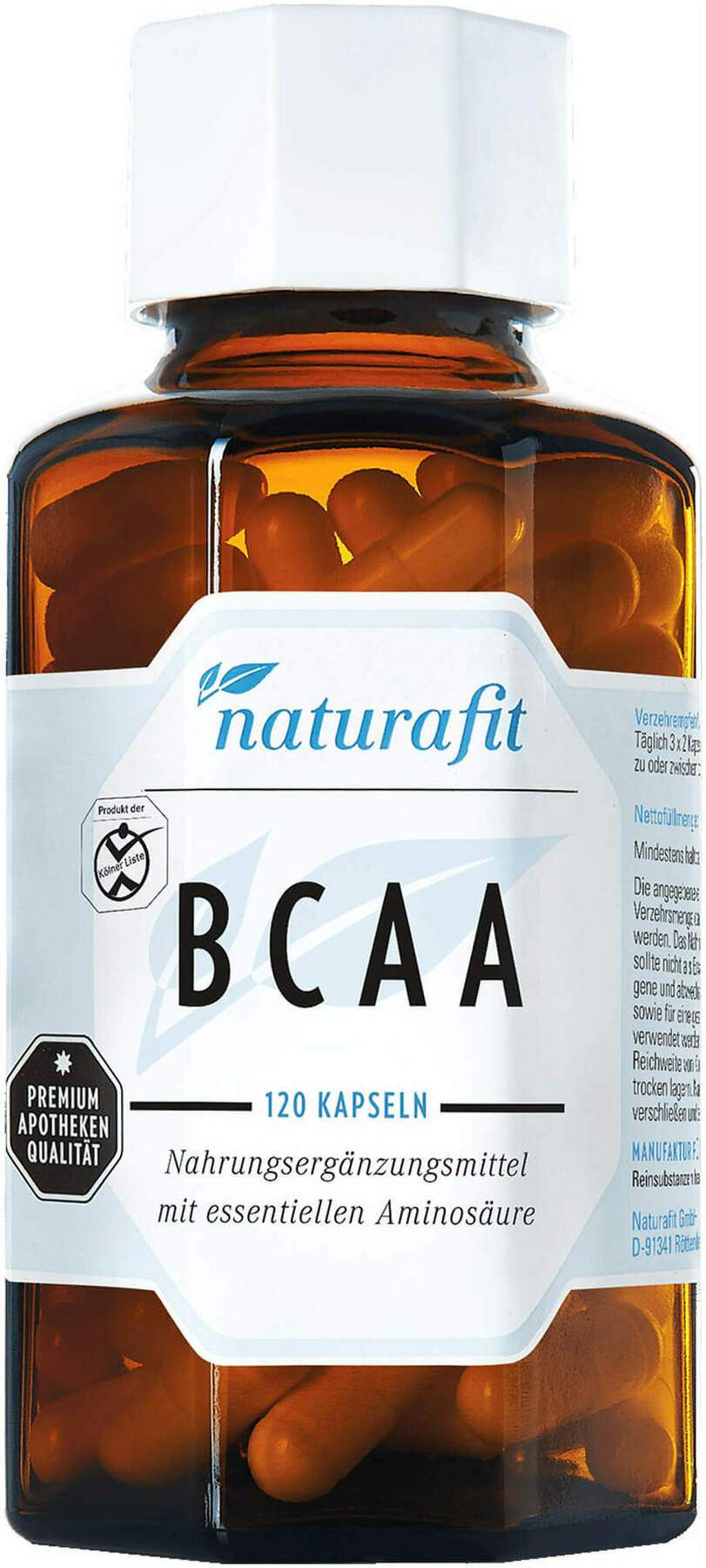 Naturafit Bcaa 120 Kapseln