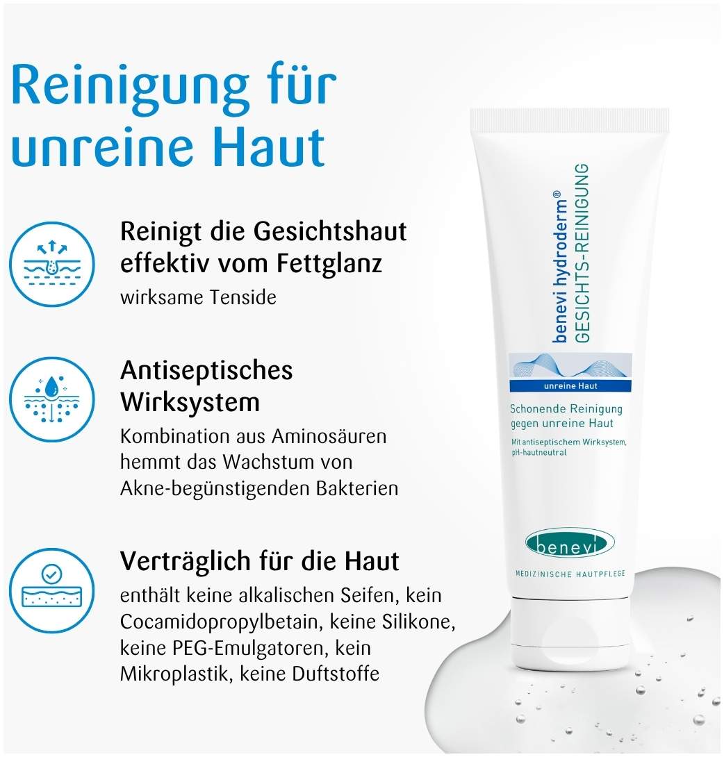 Benevi Hydroderm Gesichts-Reinigung 125 ml