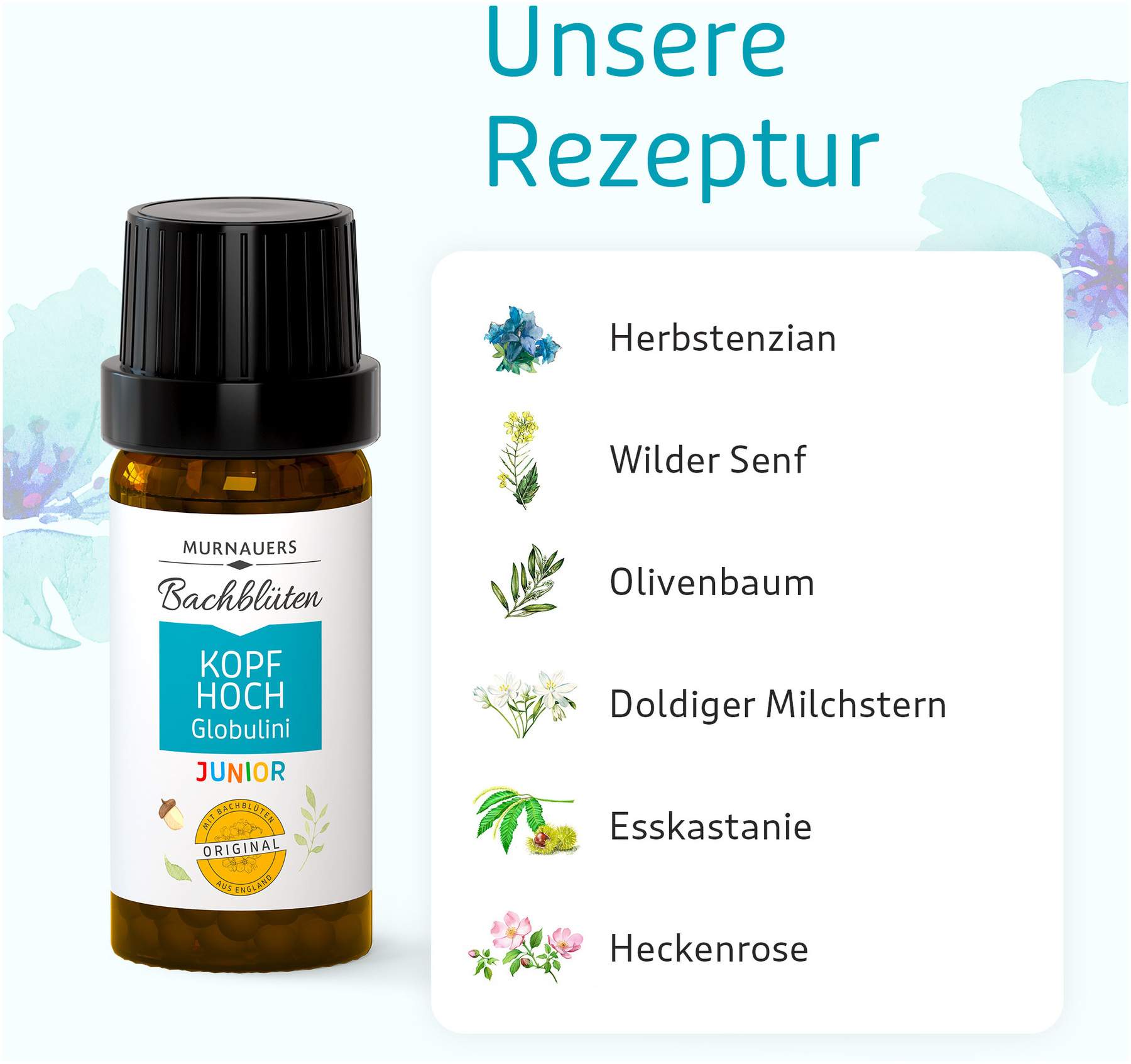 Bachblüten Murnauers Kinder Kopf Hoch Globulini 10