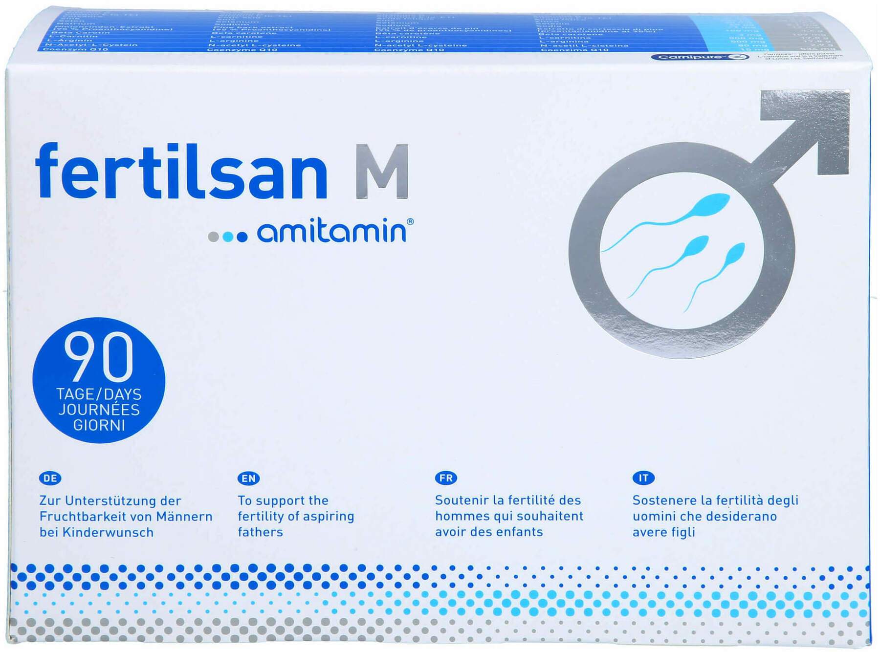 Amitamin Fertilsan M 270 Kapseln 90 Tage