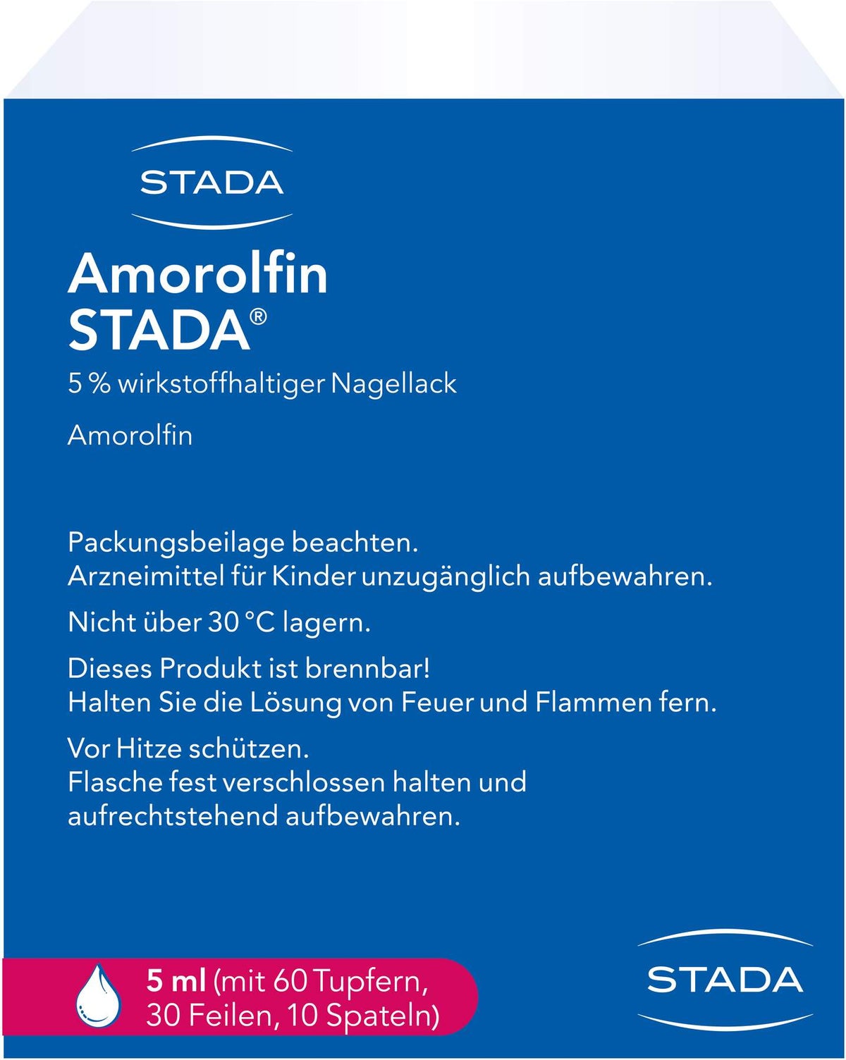 Amorolfin Stada 5% Wirkstoffhaltiger Nagellack 5 ml