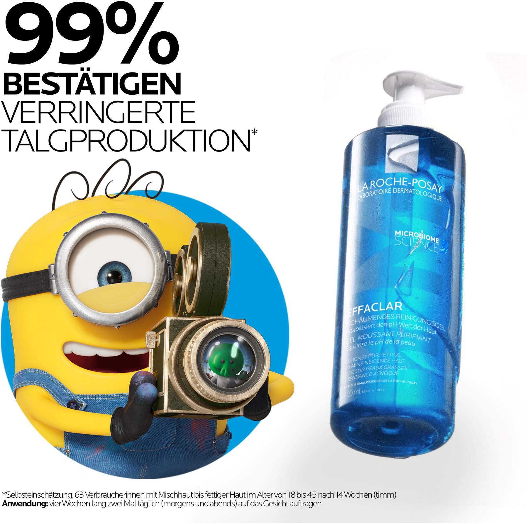 La Roche Posay Effaclar Schäumendes Reinigungsgel 400 ml