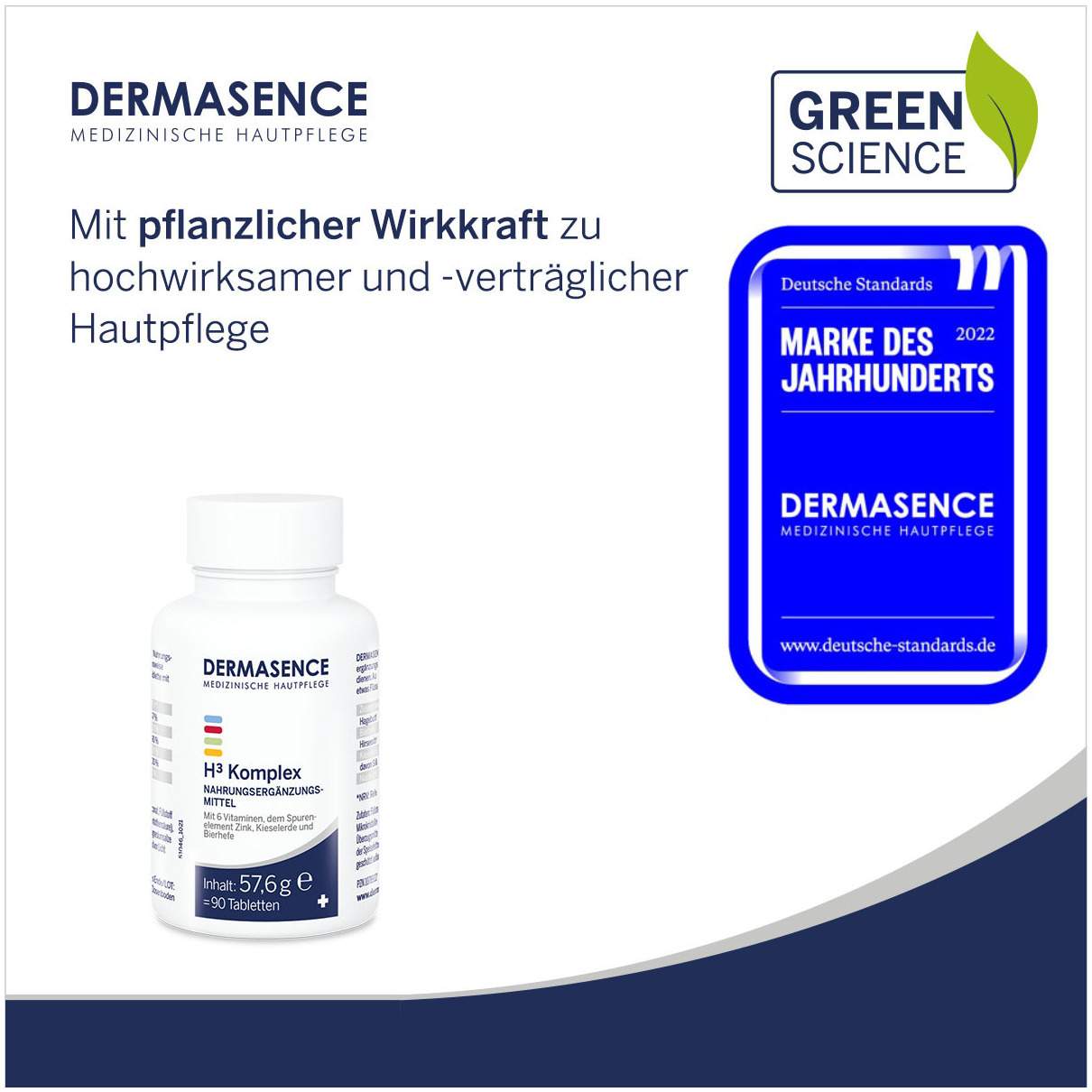 Dermasence H3 Komplex 90 Tabletten
