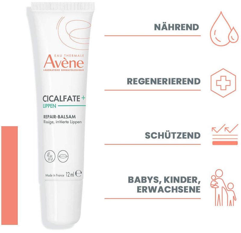 Avene Cicalfate+ Repair-Creme 100 ml + Avene Cicalfate+ Lippen Repair-Balsam 12 ml