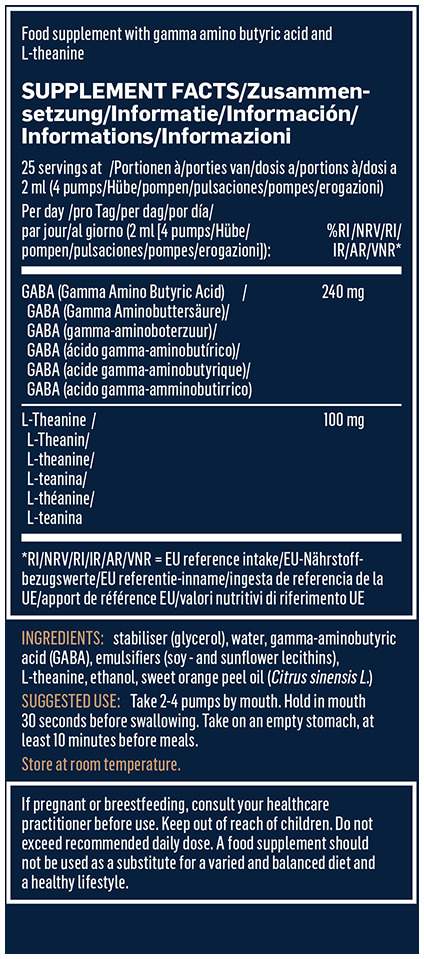Liposomal Gaba Mit L-Theanin Hochdosiert 50 ml