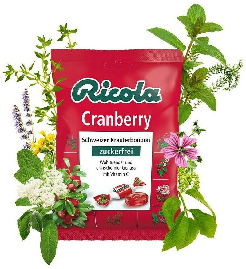 Ricola Cranberry 75 G Bonbons