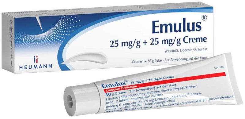 Emulus 25 mg je g plus 25 mg je g Creme 30 g