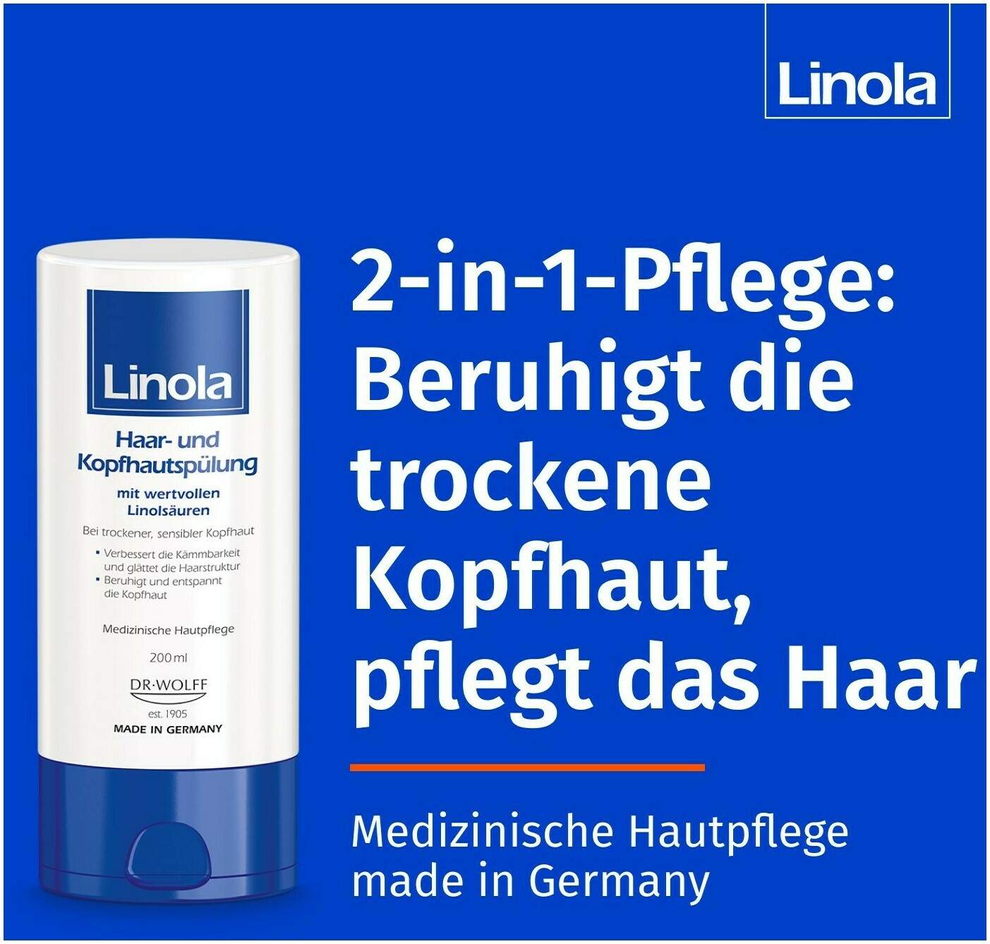 Linola Haar- und Kopfhautspülung 200 ml