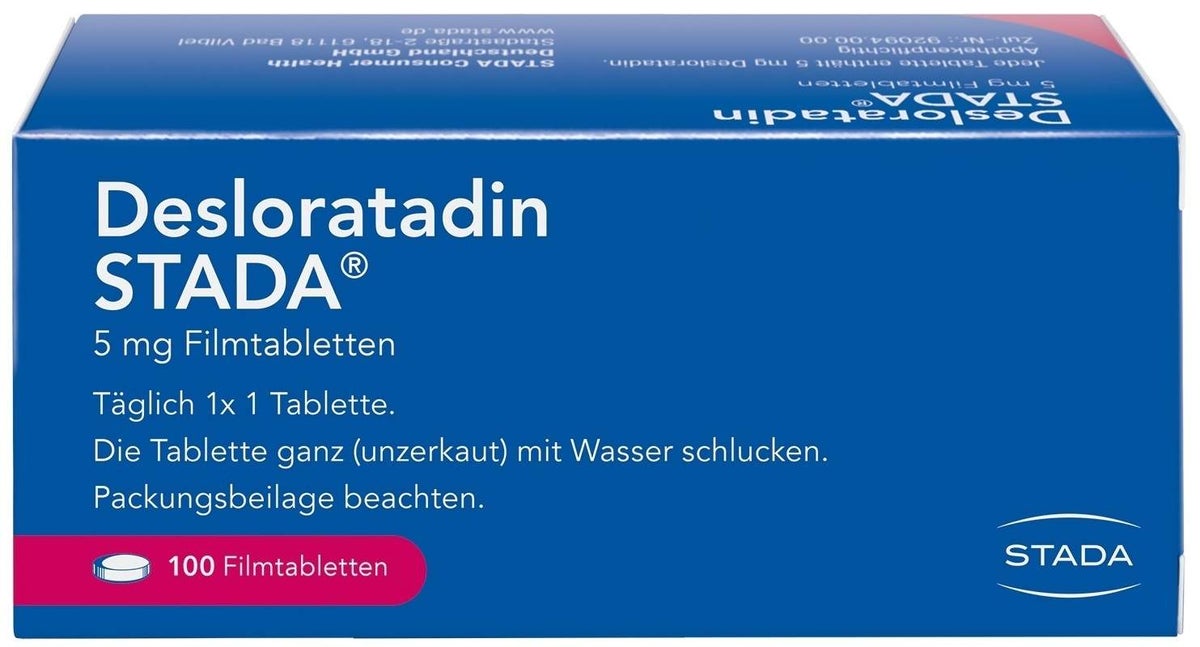 Desloratadin Stada 5 mg 100 Filmtabletten