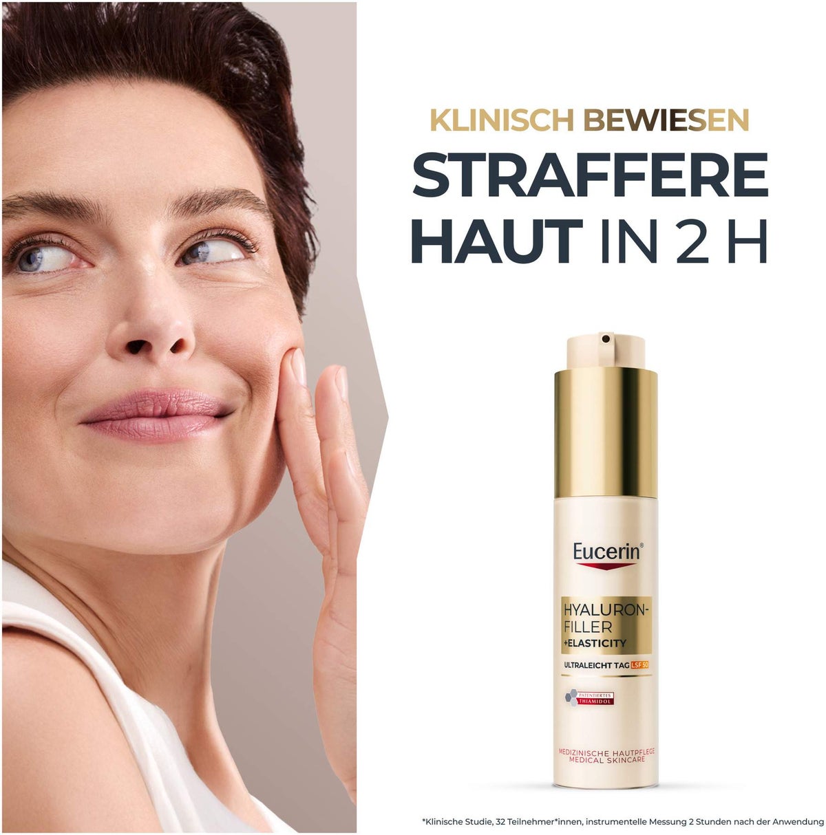 Eucerin Hyaluron-Filler + Elasticity Ultraleicht Tag LSF50 50 ml Creme