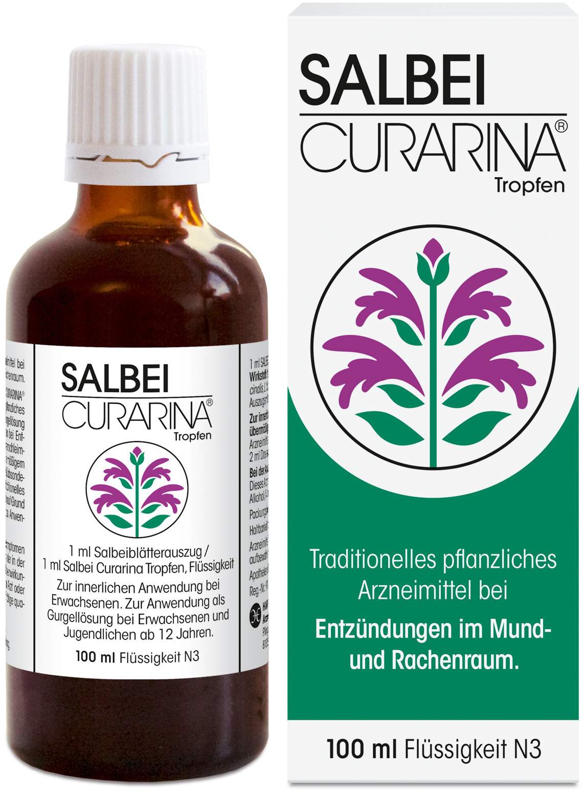 Salbei Curarina 100 ml Tropfen