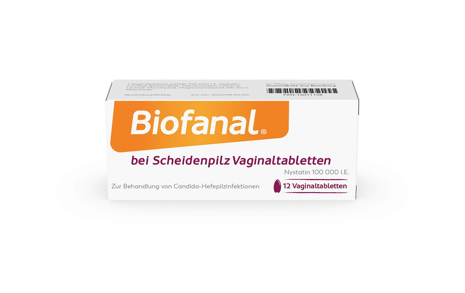 Biofanal bei Scheidenpilz 100 000 I.E. Vaginaltabletten 12 Stück