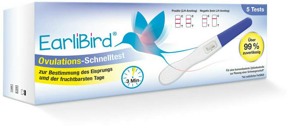 Earlibird Ovulations-Schnelltest 5 Stück
