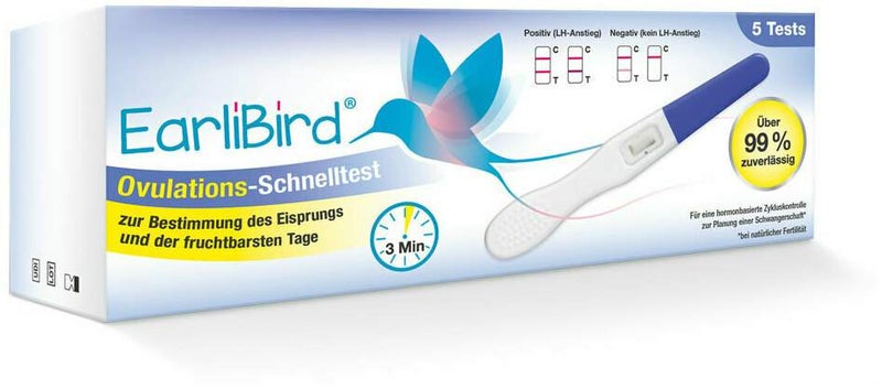 Earlibird Ovulations-Schnelltest 5 Stück