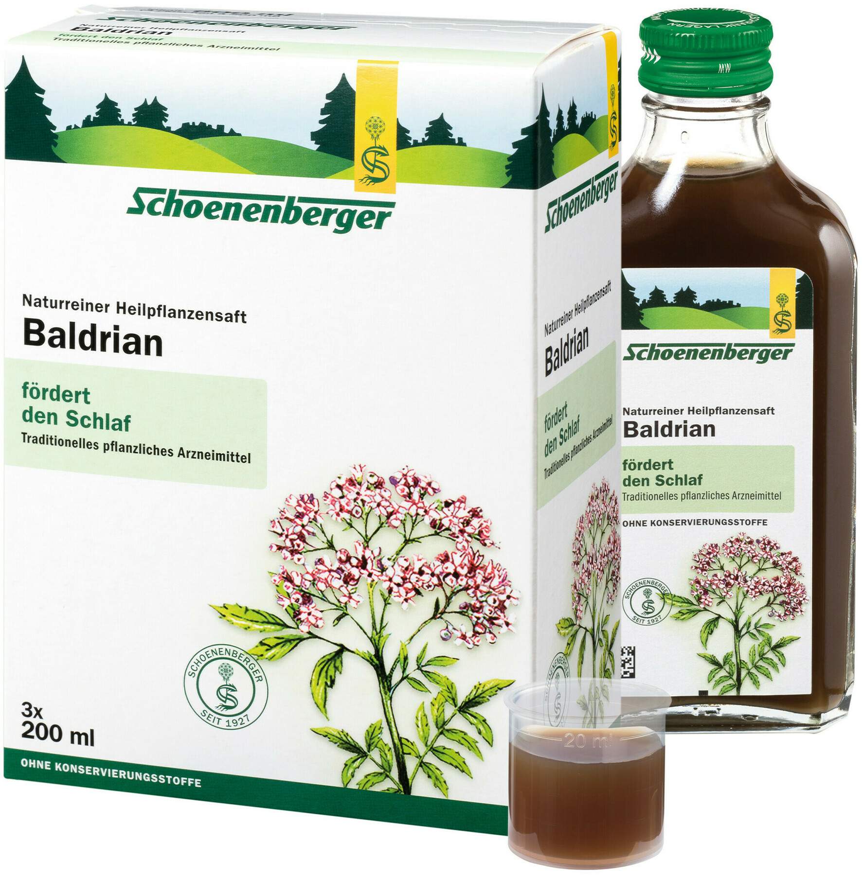 Baldrian Saft Schoenenberger 3 X 200 ml Heilpflanzensäfte