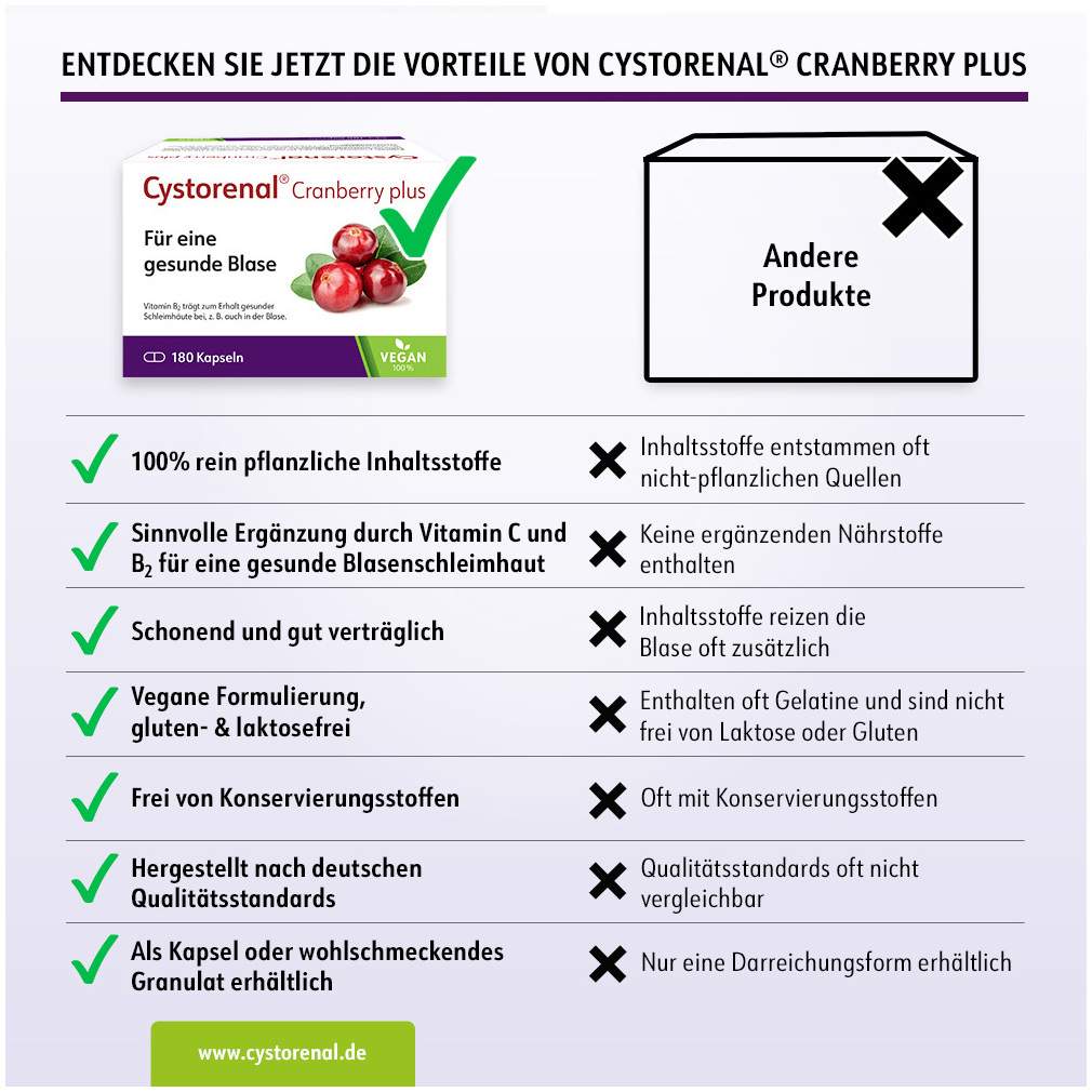 Cystorenal Cranberry Plus 20 Granulat Beutel