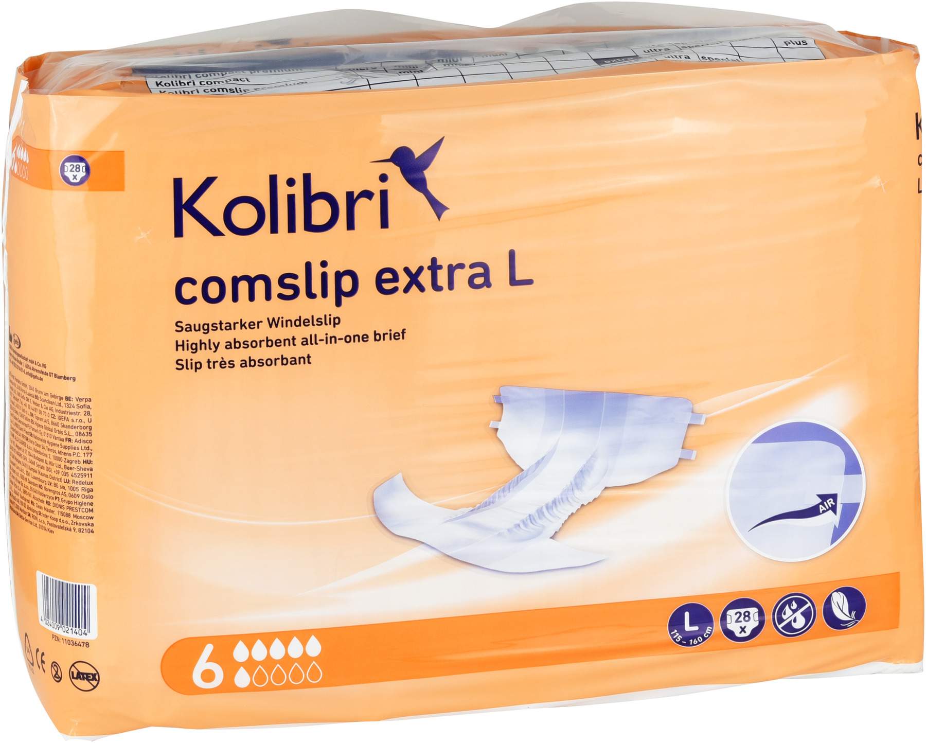 Kolibri Comslip Extra Gr.L 28 Stück