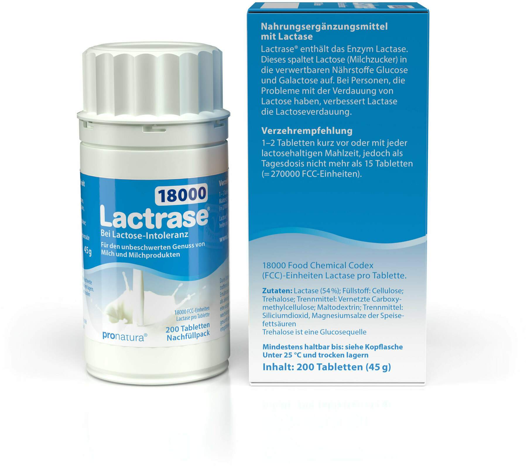 Lactrase 18.000 Fcc 200 Tabletten