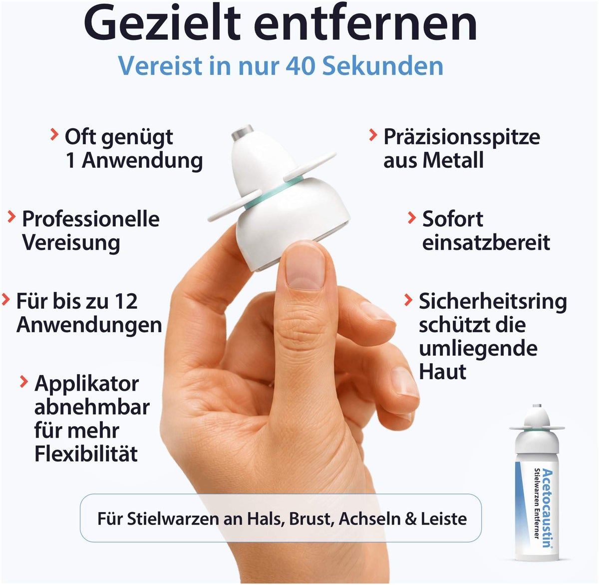 Acetocaustin Stielwarzen Entferner 50 ml Stift
