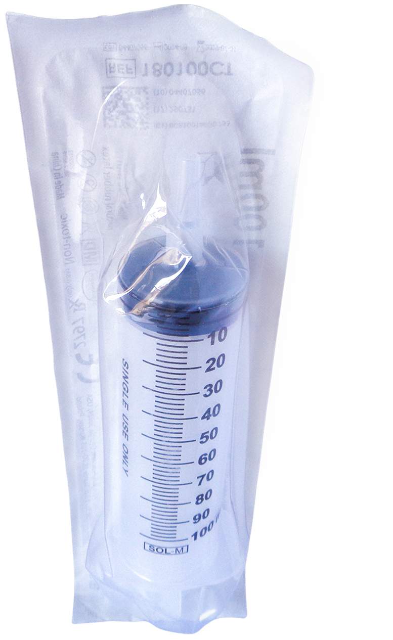 Sol-M 100 ml Spritze M.Katheteransatz M.Luer-Adap.