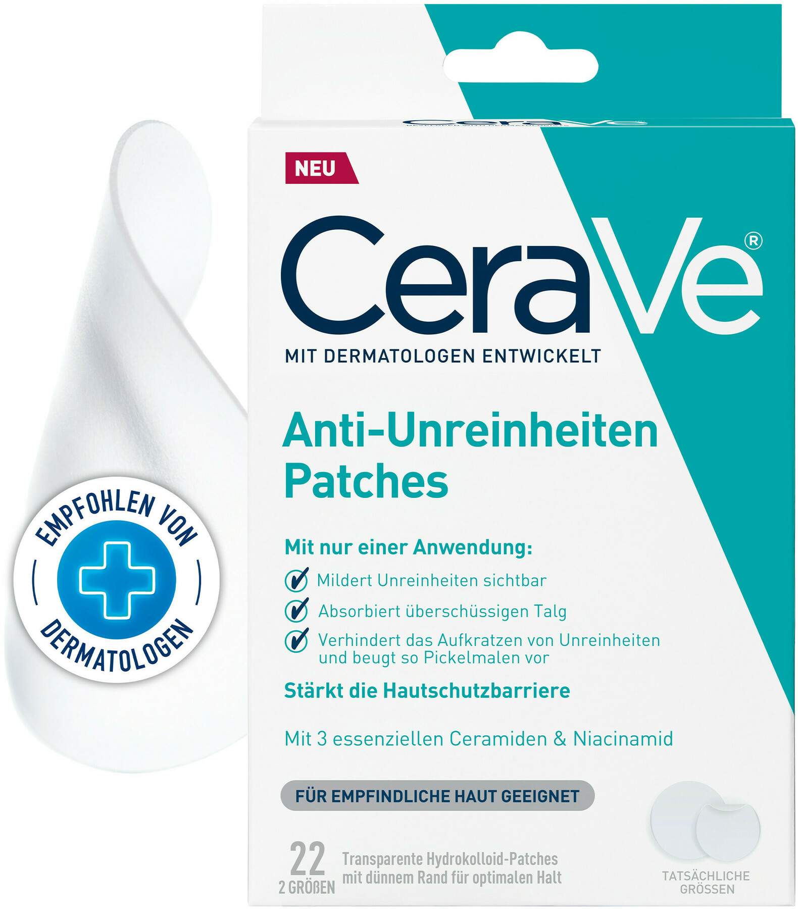 Cerave Anti-Unreinheiten Patches 22 Pflaster