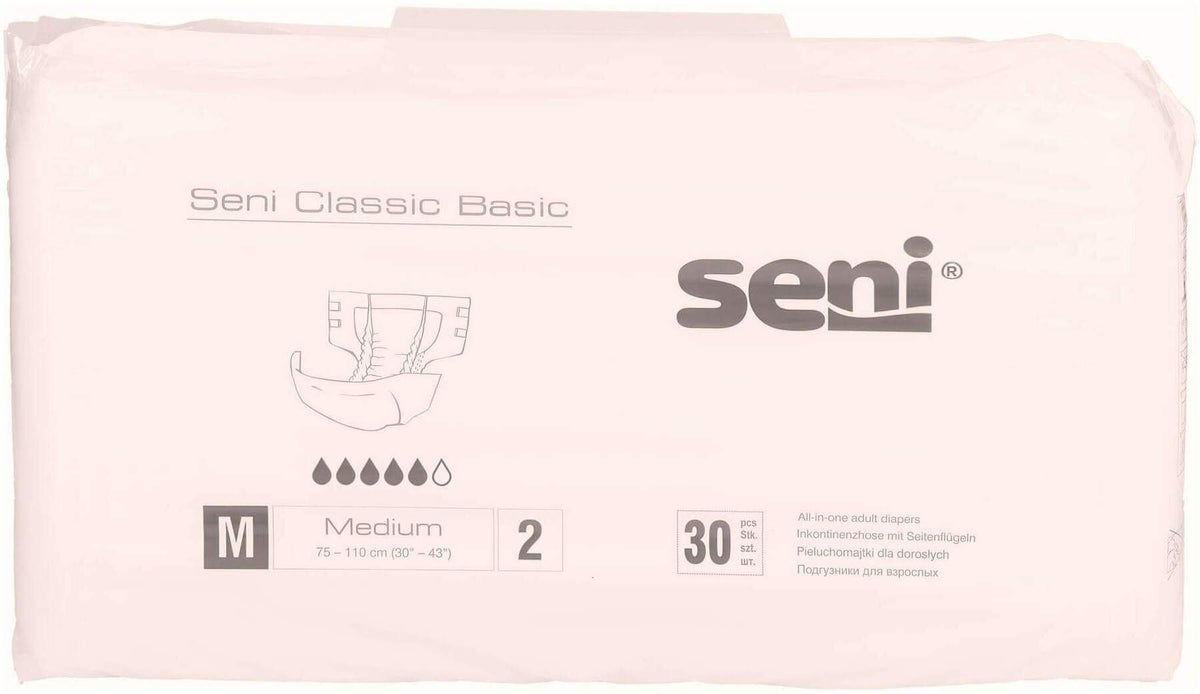 Seni Classic Basic Inkontinenzhose Gr.M 30 Stück