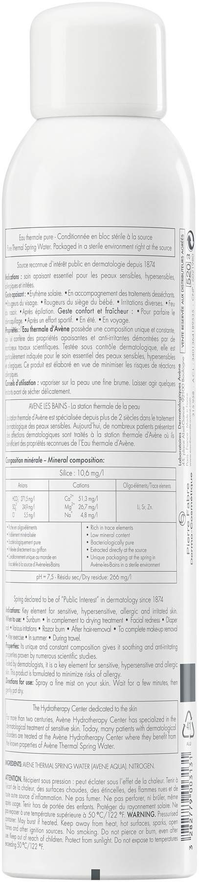 Avene Thermalwasser Spray 300 ml