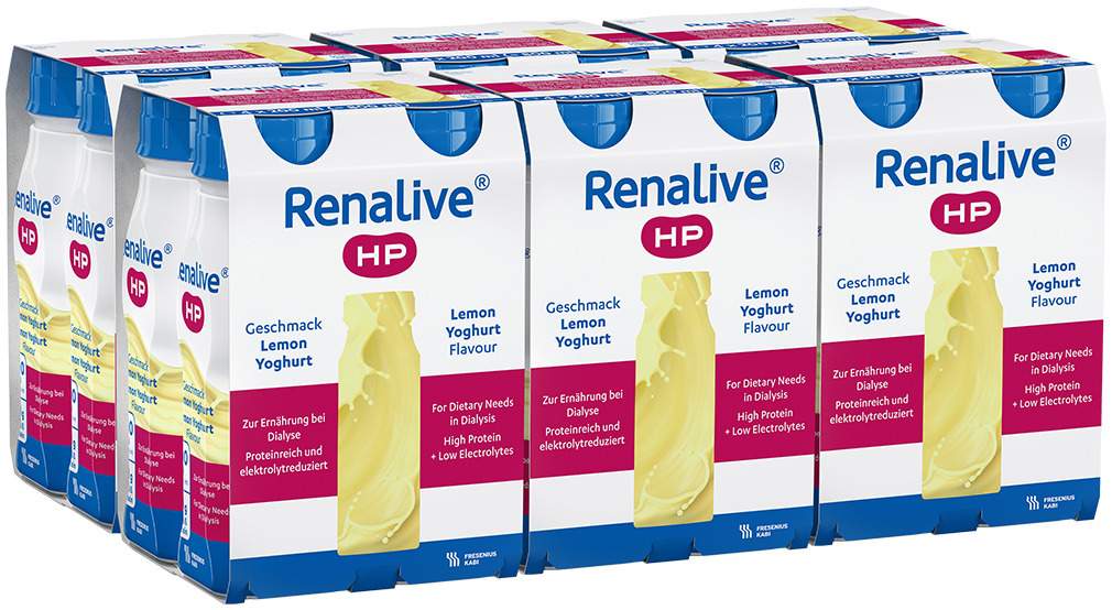Renalive HP Lemon Yoghurt 6 x 4 x 200 ml