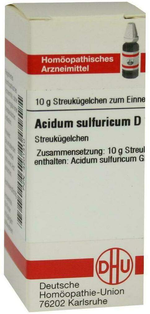 Dhu Acidum Sulfuricum D12 10 G Globuli