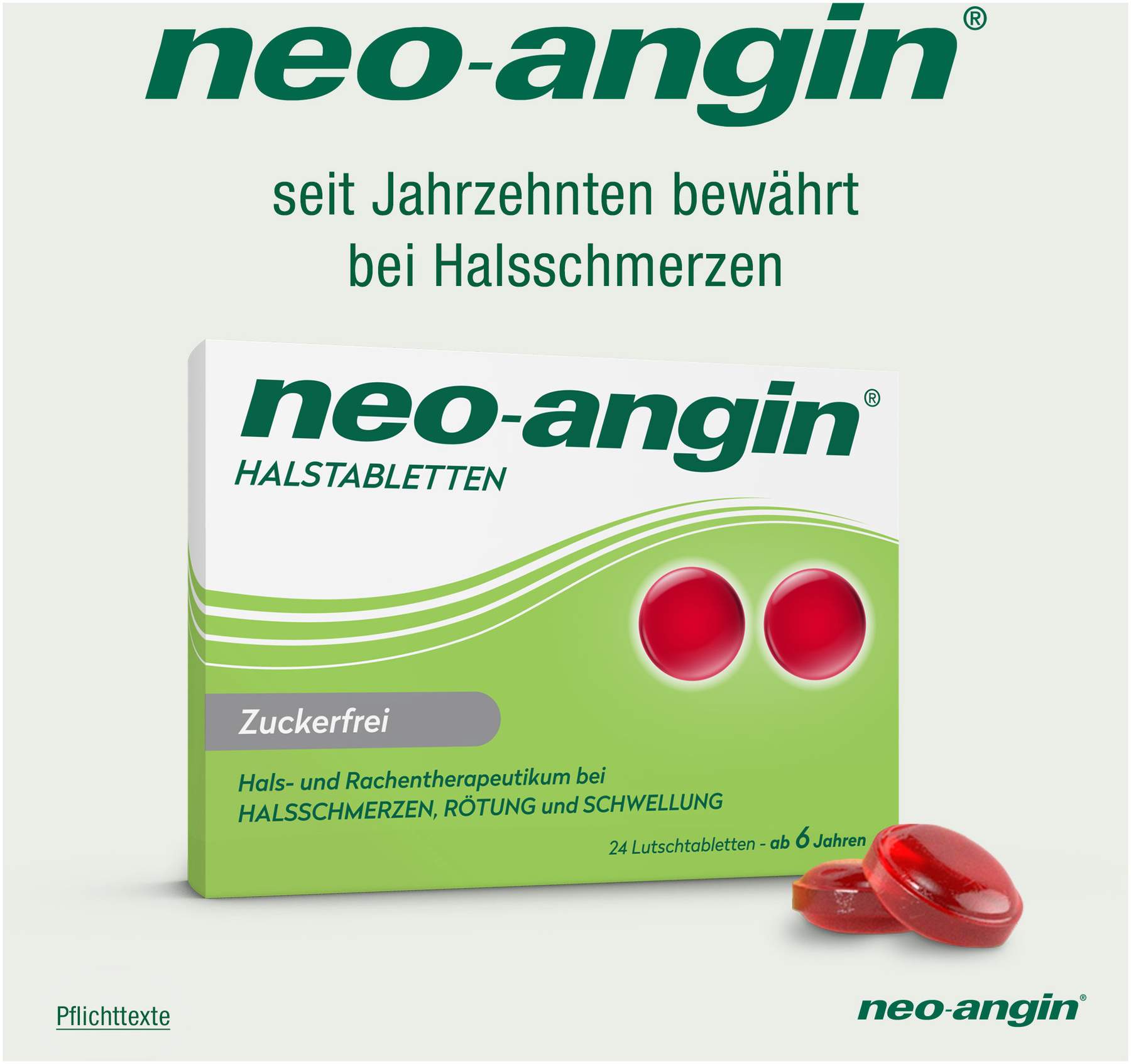 neo angin Halstabletten zuckerfrei 24 Lutschtabletten