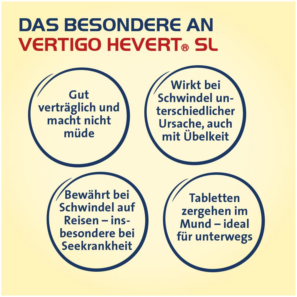 Vertigo Hevert SL 100 Tabletten