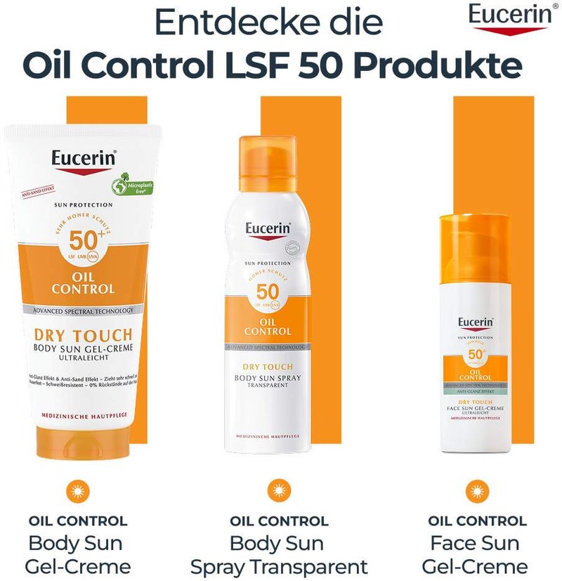 Eucerin Sun Oil Control Body Dry Touch LSF 50+ 200 ml