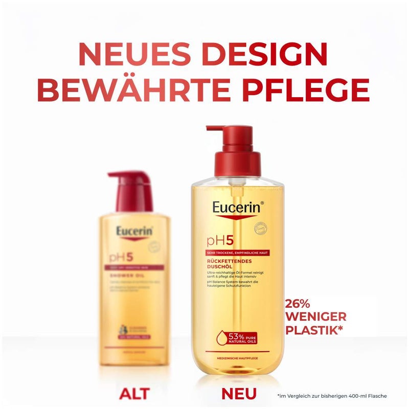 Eucerin pH5 Duschöl 400 ml mit Pumpe empfindliche Haut