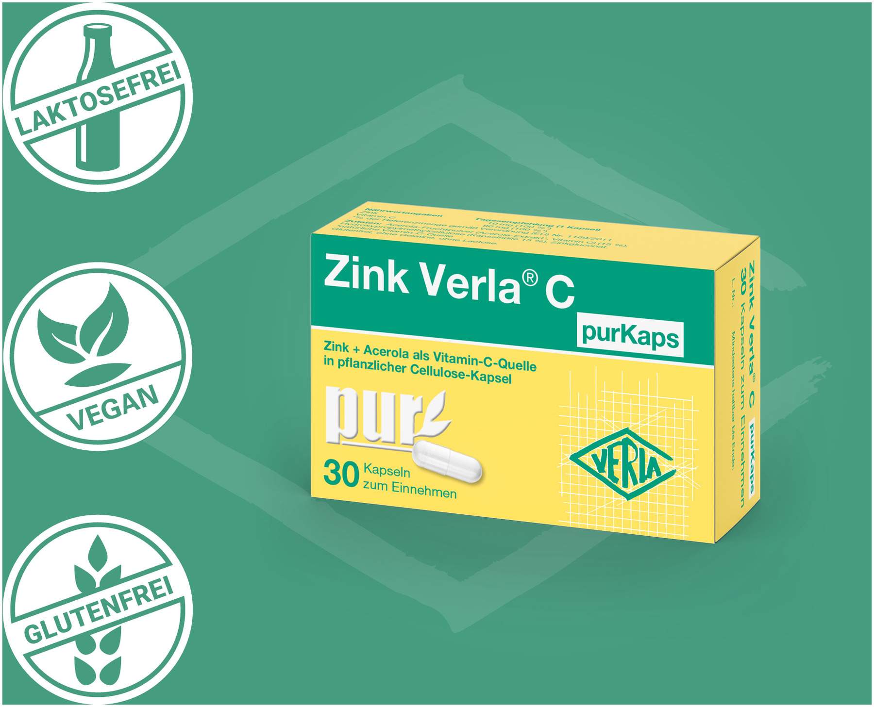 Zink Verla C Purkaps 30 Kapseln