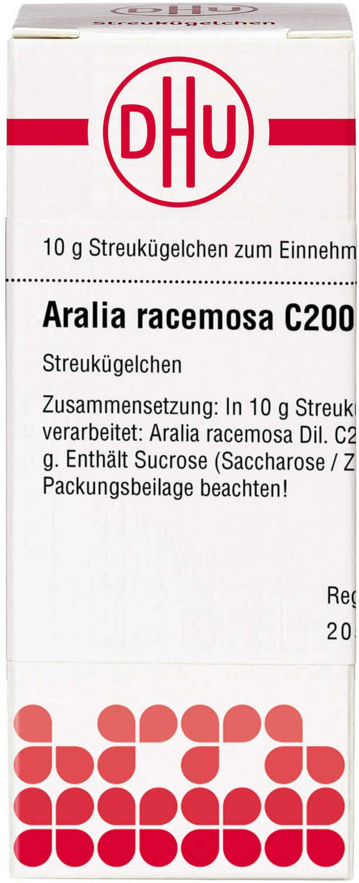 Dhu Aralia Racemosa C200 Globuli 10 G