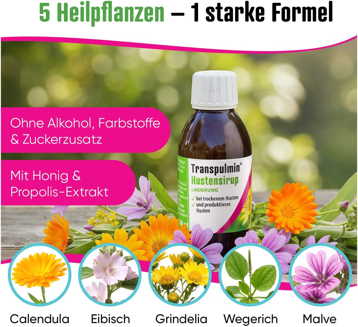 Transpulmin Hustenstiller Sirup 180 ml