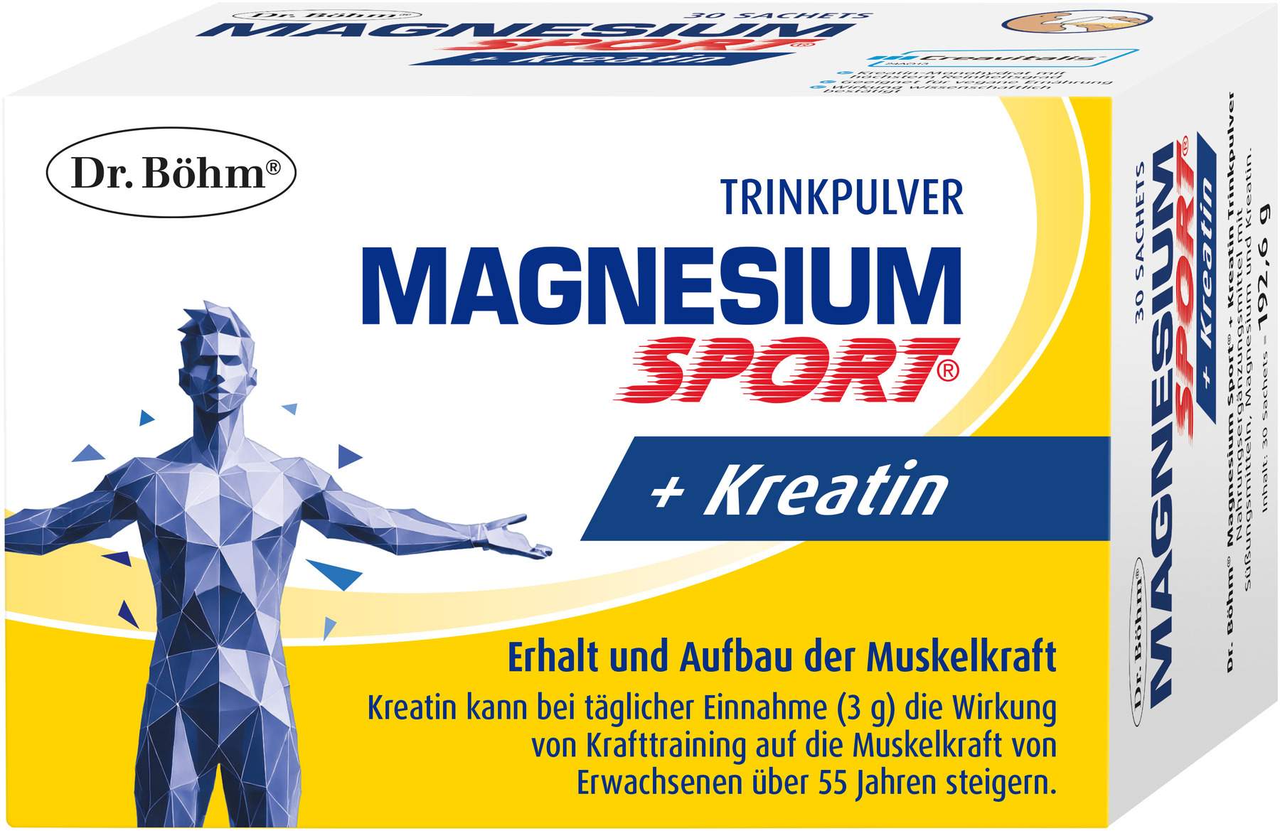 Dr.Böhm Magnesium Sport+Kreatin Granulat 30 Stück