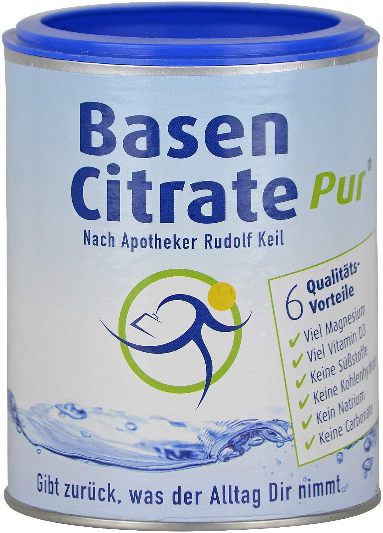 Basen Citrate Pur nach Apotheker Rudolf Keil 216 g Pulver