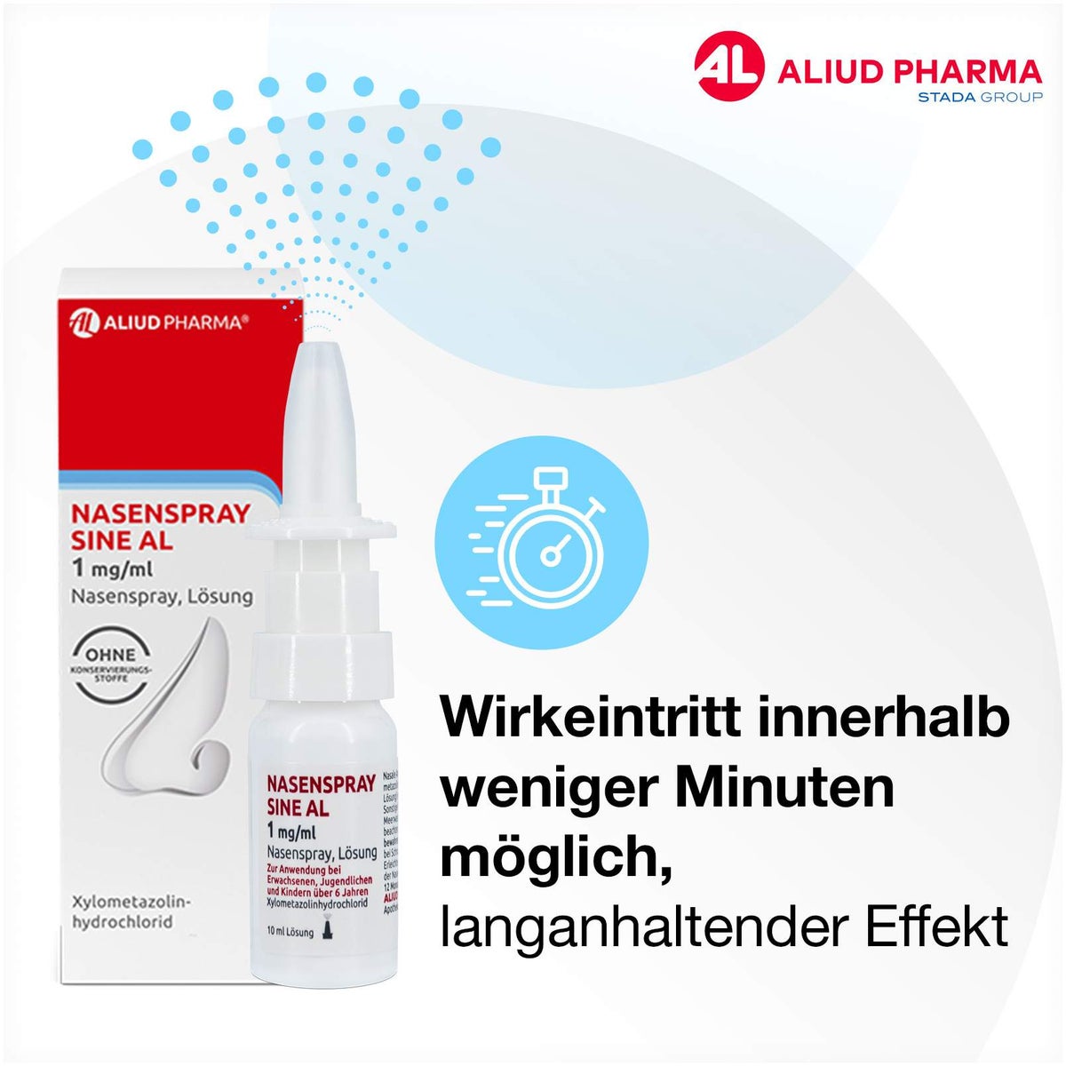 Nasenspray Sine AL 1 mg je ml Nasenspray 10 ml