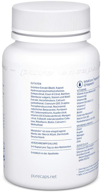 Pure Encapsulations Haut-Haare-Nägel 180 Kapseln