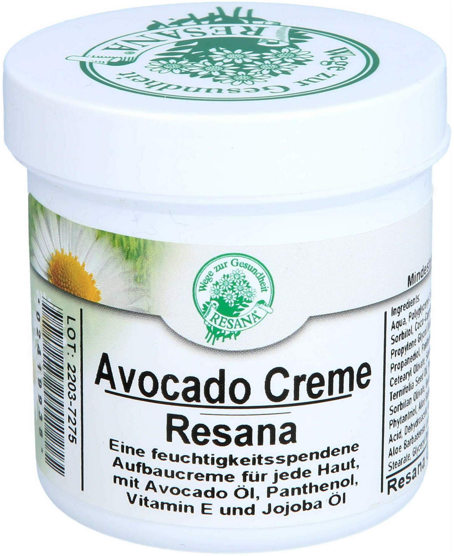 Avocado Creme Fette Haut 100g